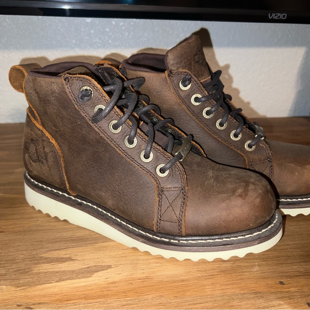 Harley Davidson Glenora Motorcycle Boots size 8.5